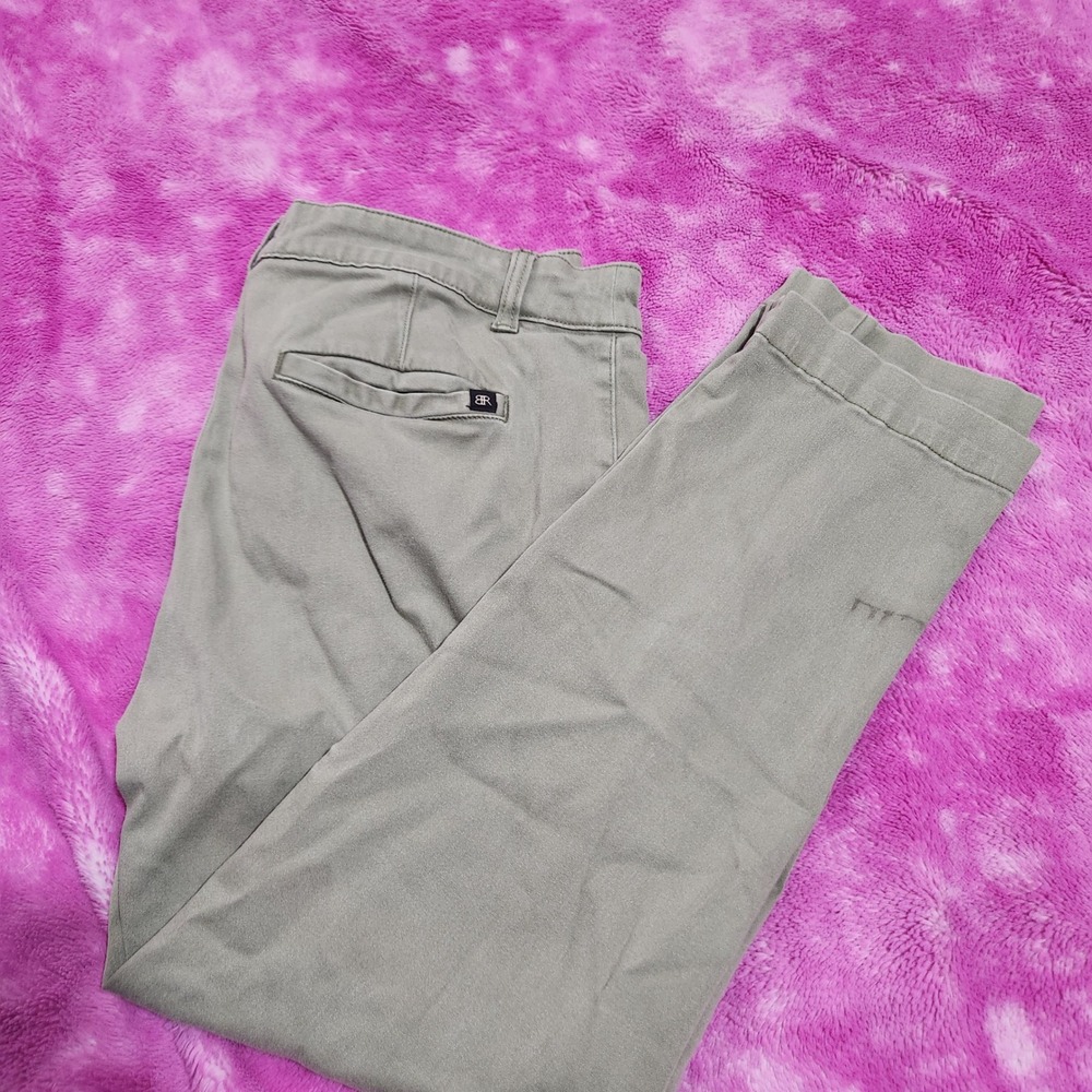 Banana Republic Khaki Chino Pants Women Size 12 Stretch Cotton‎ Blend Casual